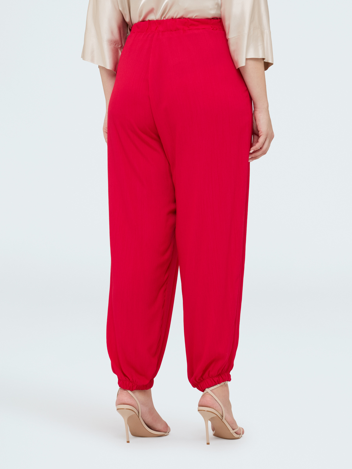 Joggers with elastic ankle image number 1