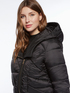 Down jacket with asymmetrical fastening image number 3