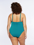 One-piece swimsuit with drop neckline image number 1