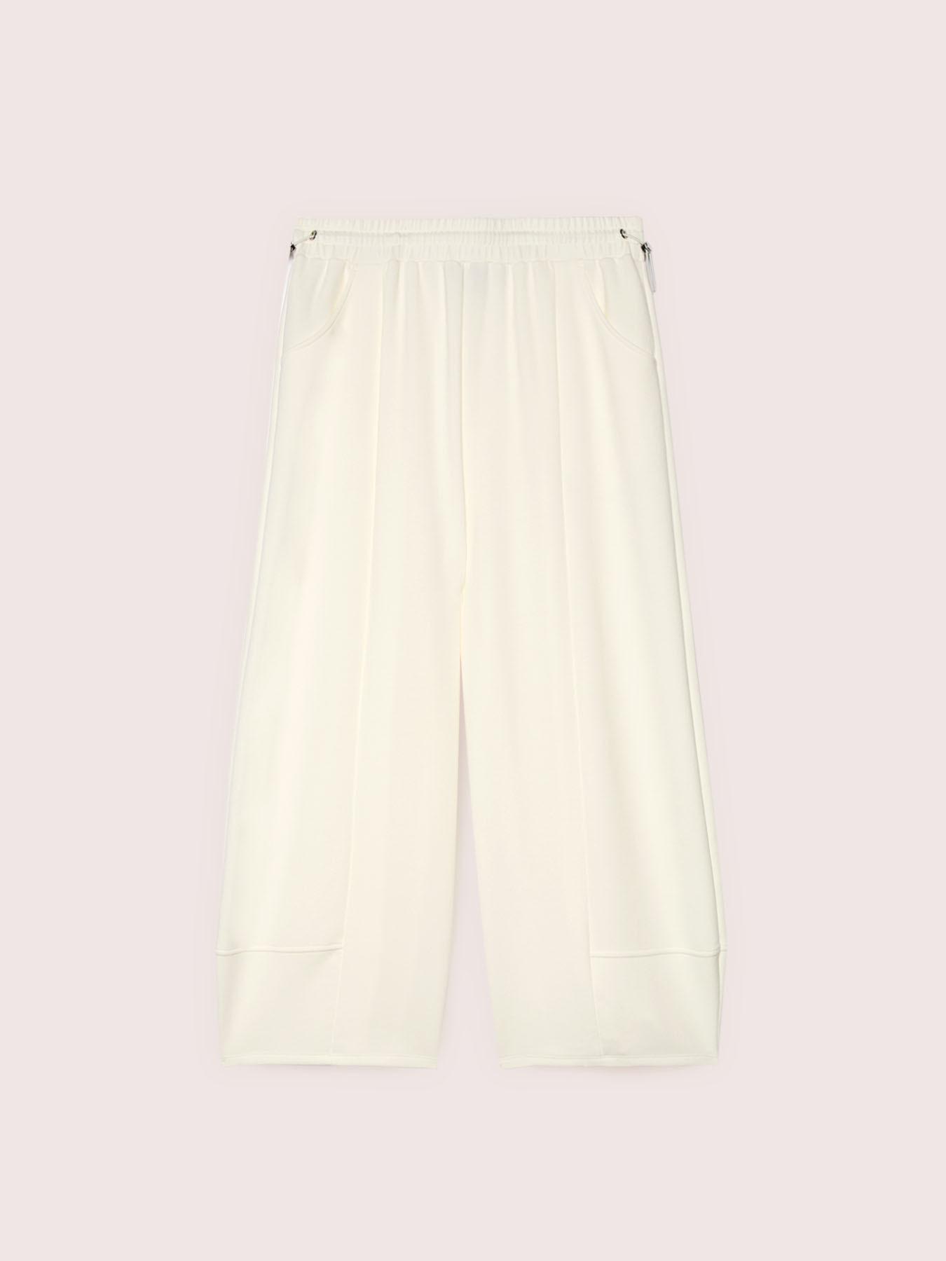Cropped pants in stretch fabric image number 4