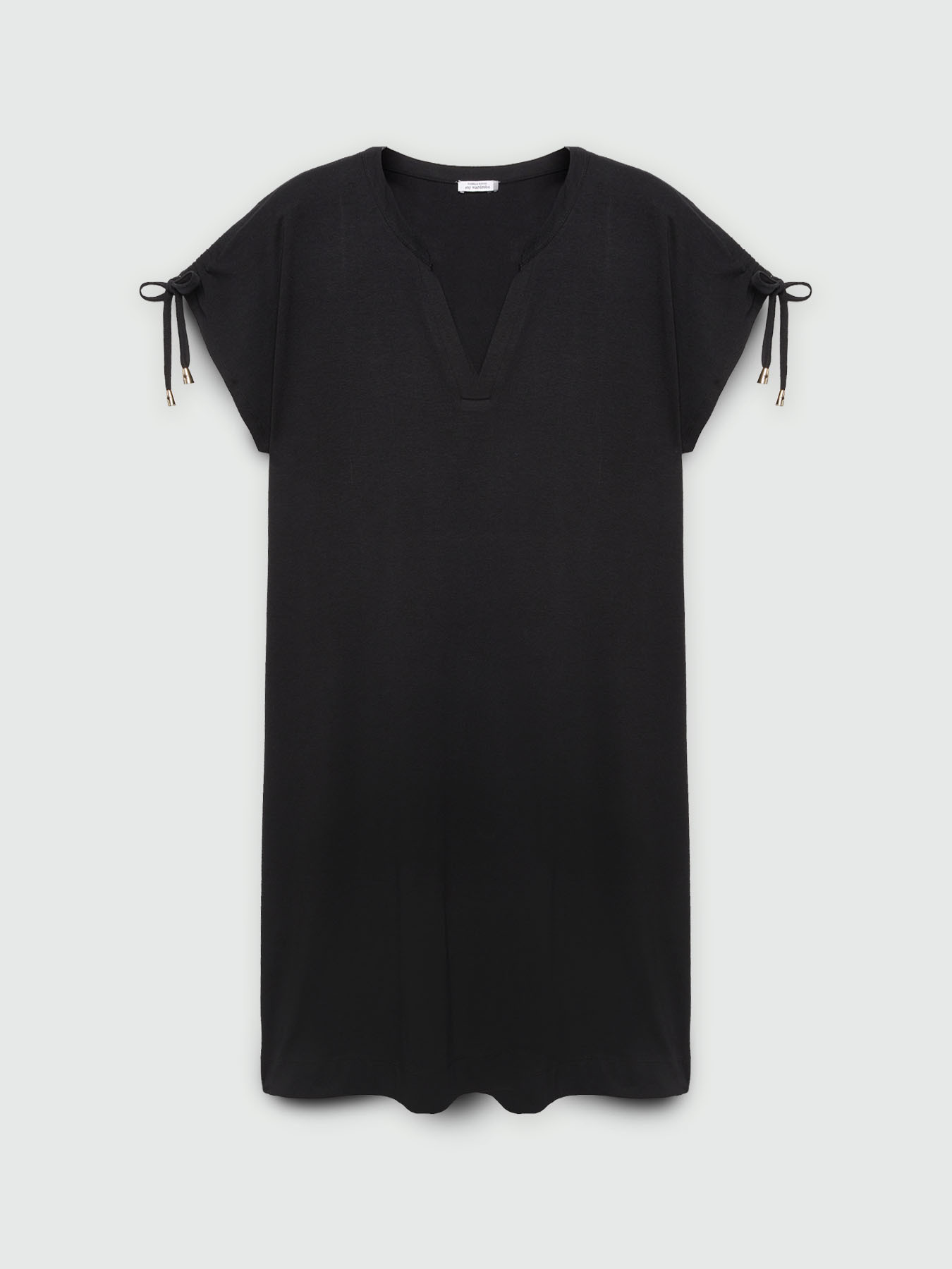 Kleid mit Tunnelzug an den Schultern image number 4