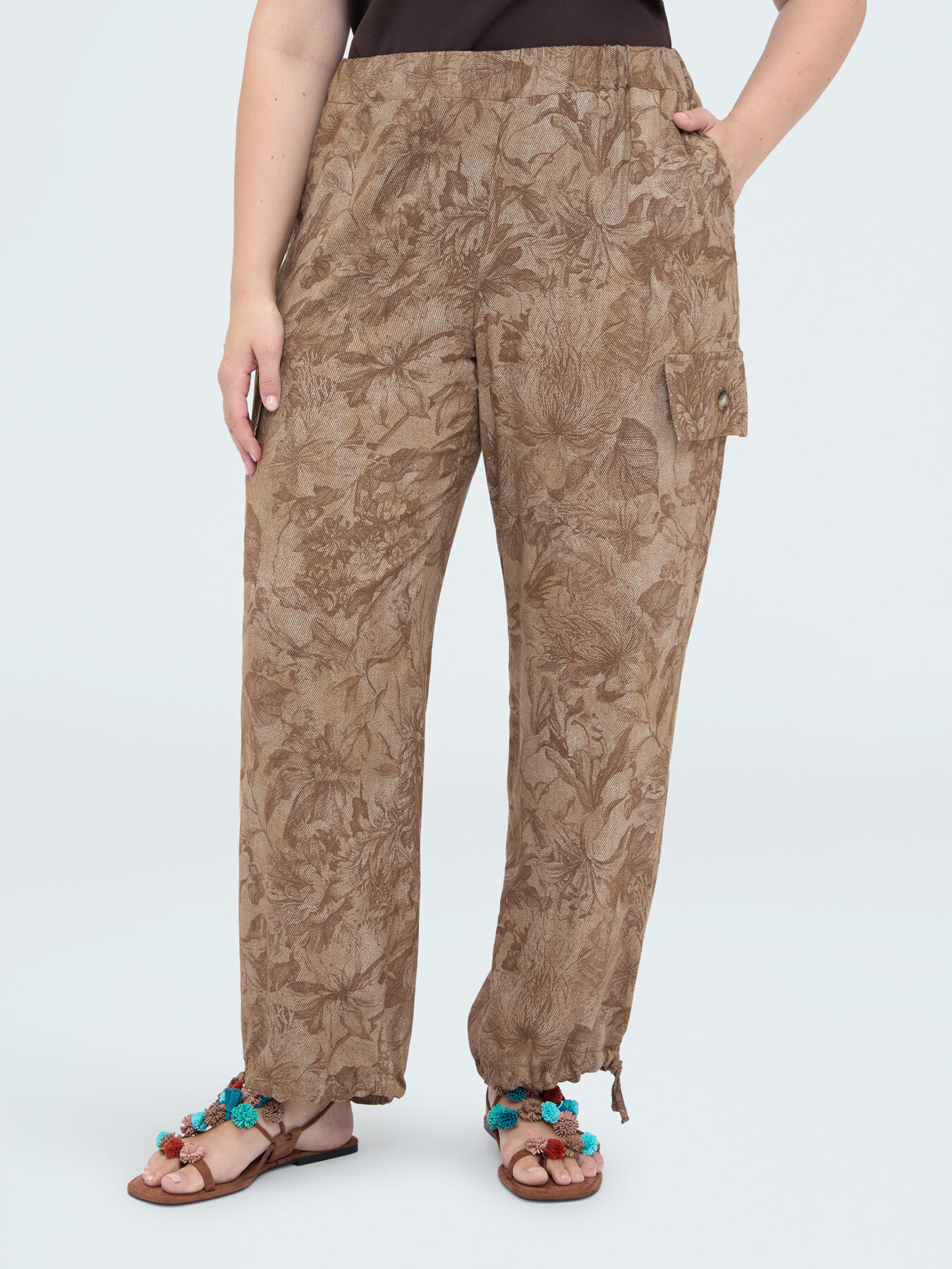 Cargo pants with print image number 2