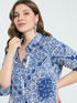 Bandana print shirt dress image number 2