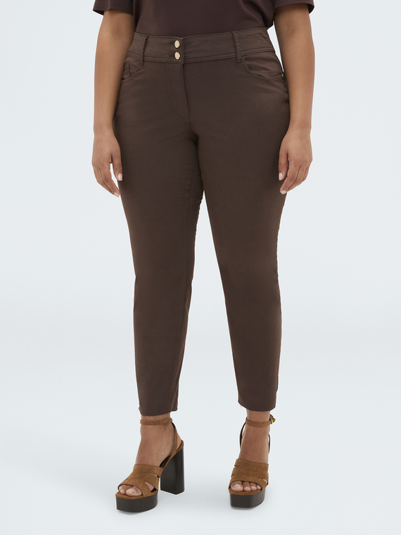 Skinny Cotton Trousers