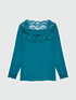 T-shirt with lace image number 4
