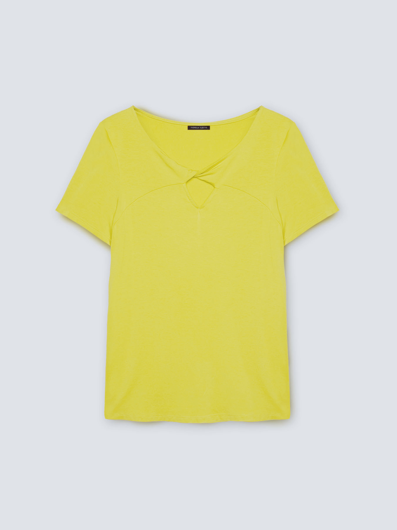 T-Shirt mit Knoten vorn image number 4