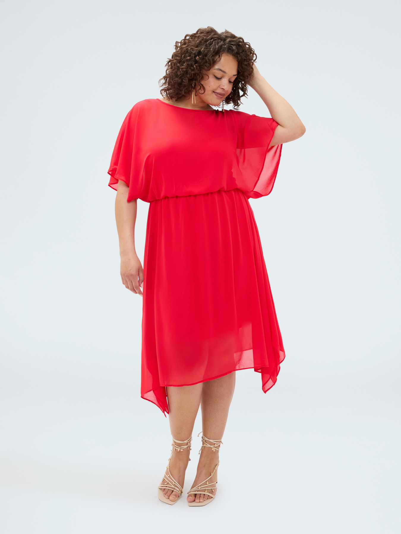 Vestito Midi in georgette image number 2
