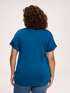 T-shirt bimati&egrave;re en satin et jersey image number 1