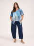 Blouse with faded bandana print image number 2