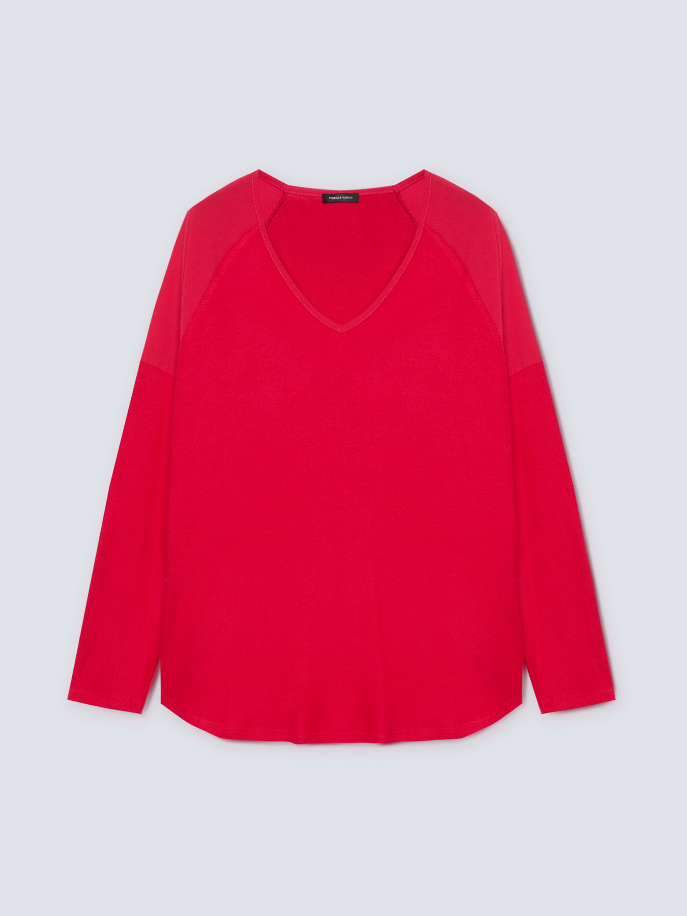 T-shirt in due tessuti image number 3