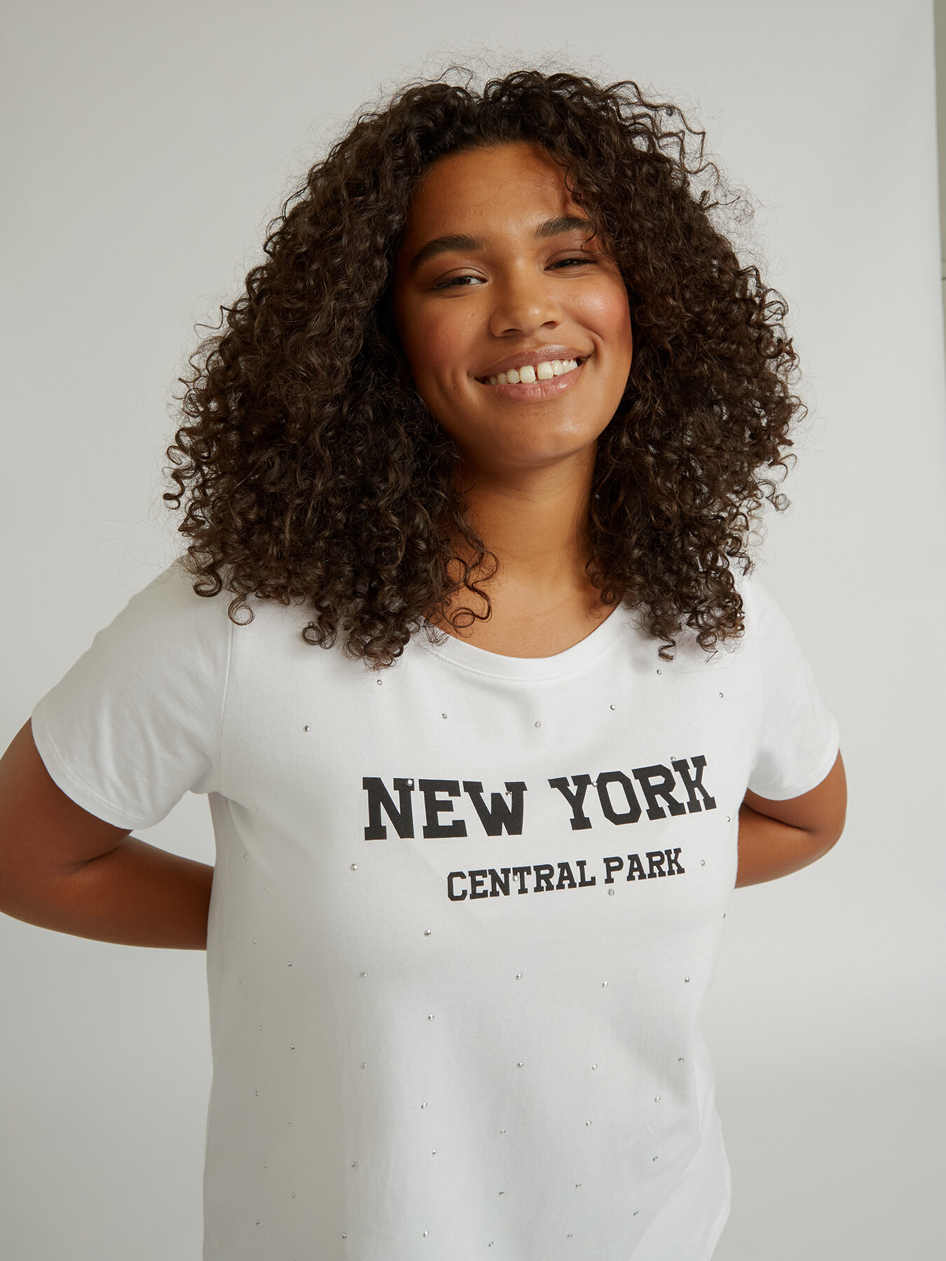 T-shirt con scritte image number 0