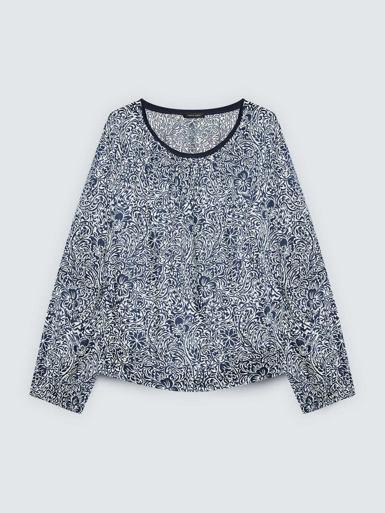 Blouse with floral print image number 4