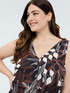 Long V-neck dress image number 3