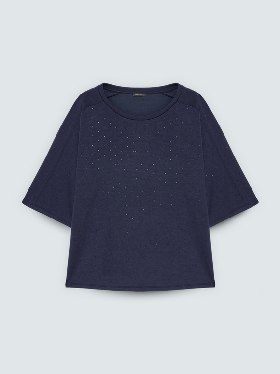 Sweatshirt mit leuchtenden Applikationen