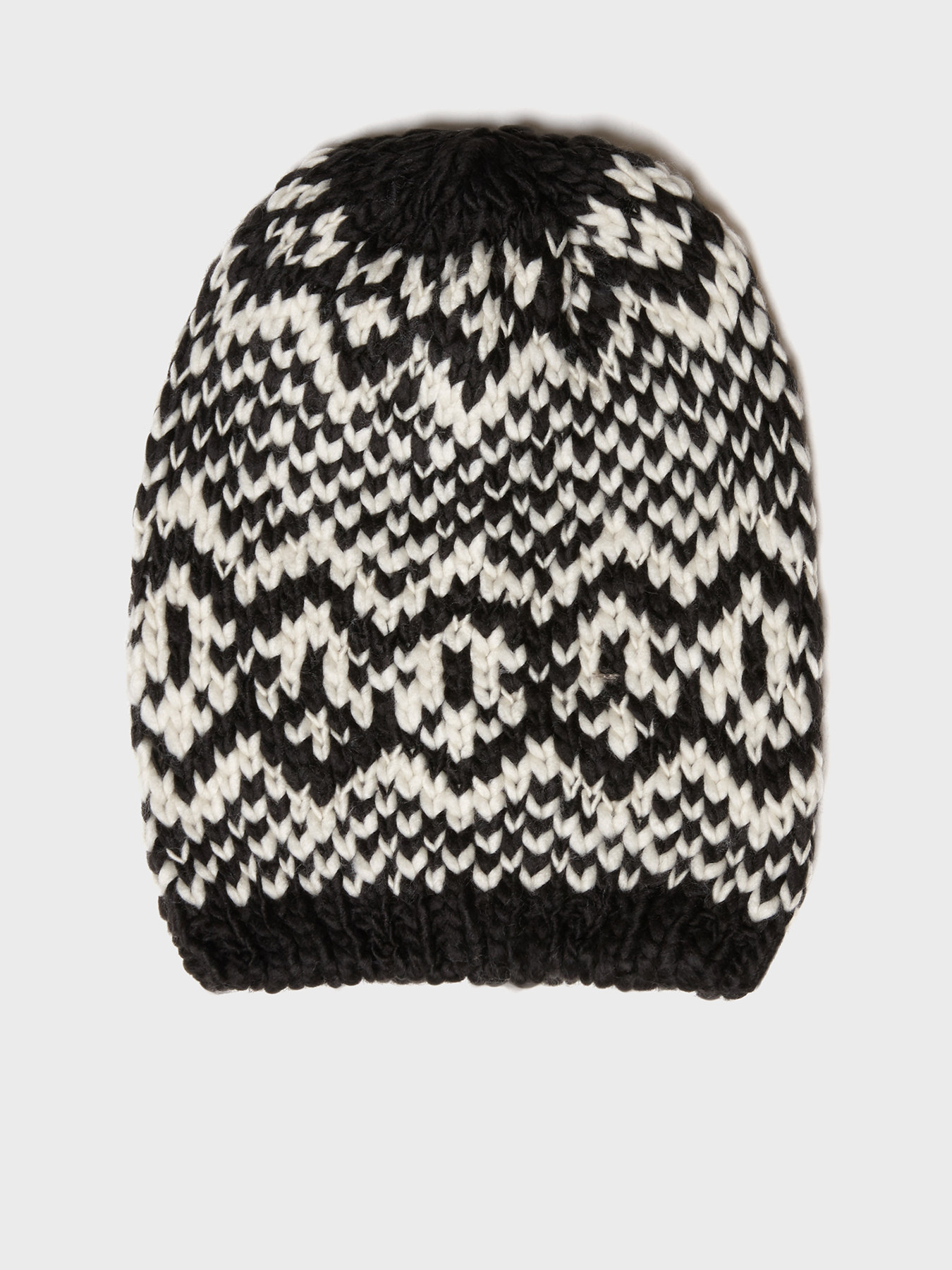 Cappello in tricot black&white image number 0