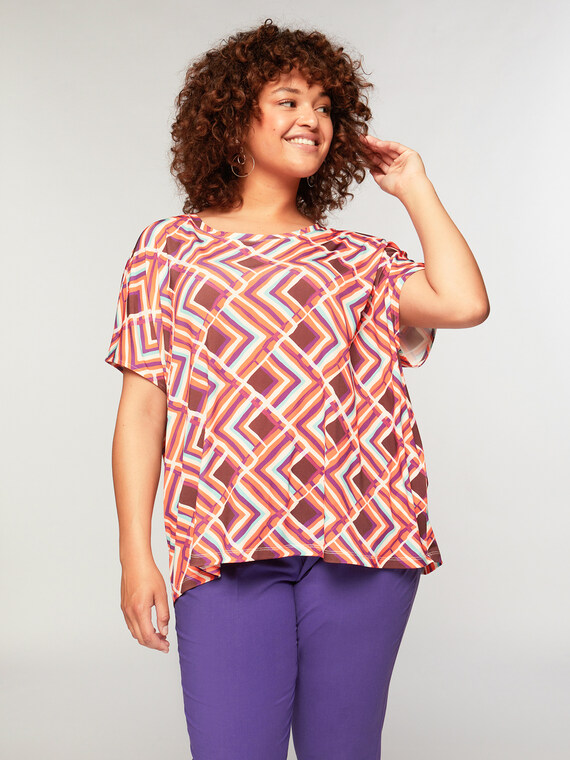 Fiorella Rubino T-shirt dalla stampa geometrica Donna