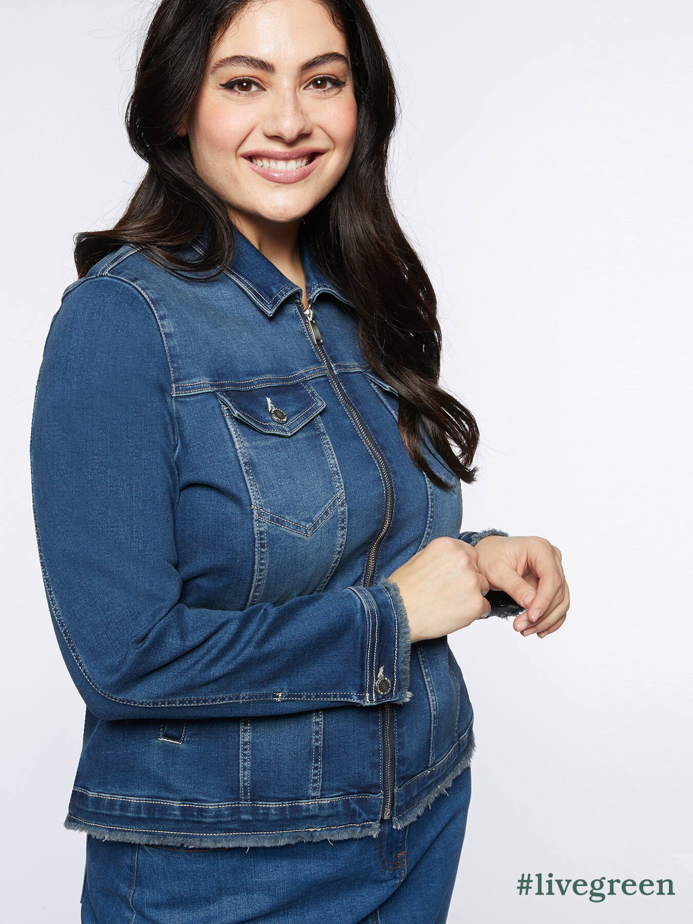 Dsquared2 Giubbotto OVER JEAN In Denim Con Manica Logata Uomo - Glamood