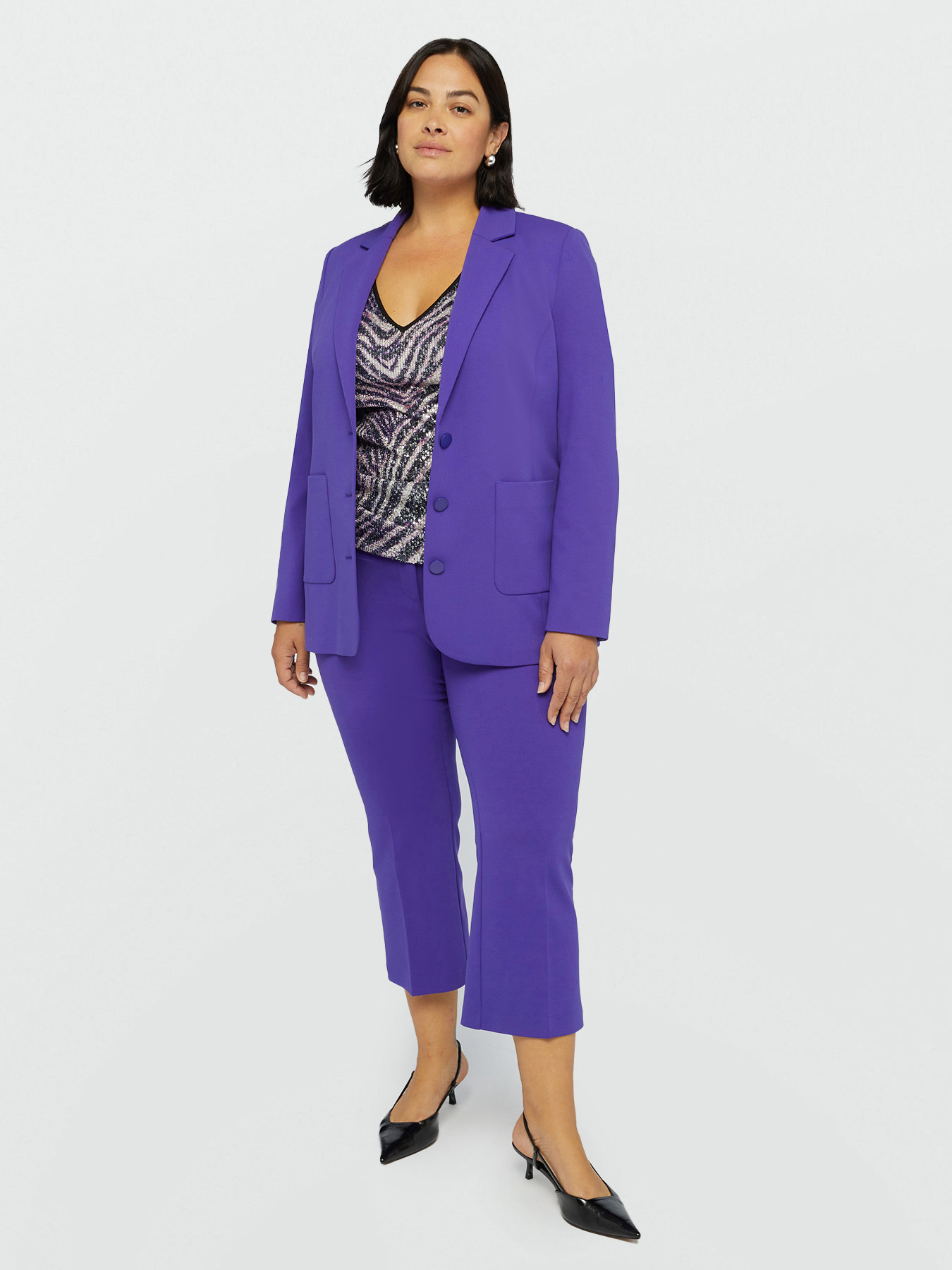 Blazer with patch pockets image number 2