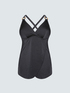 Top Tankini con dettaglio ad anello image number 5