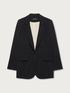 Blazerjacke aus weich fallendem Stoff image number 3