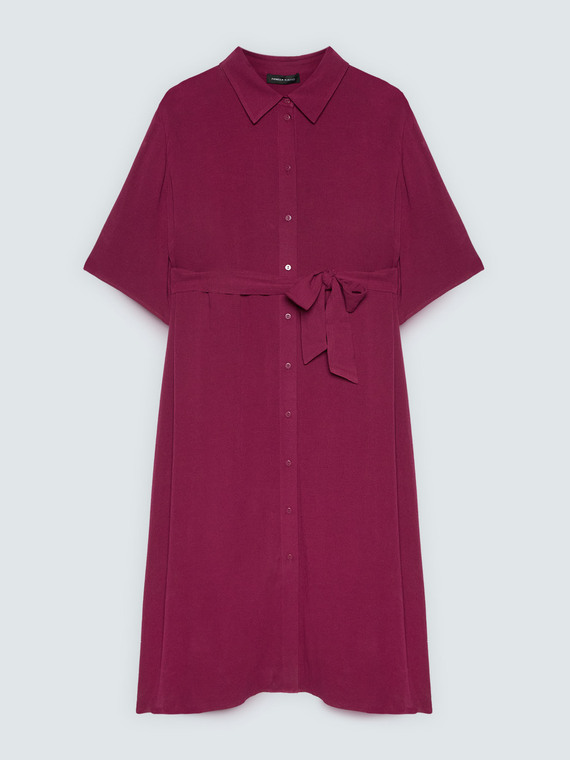 Vestito chemisier Power in viscosa