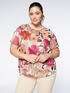 Floral crepon blouse image number 2