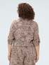 Camisa estampada con nudo image number 1