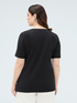 Cotton t-shirt with dragonfly charm image number 1