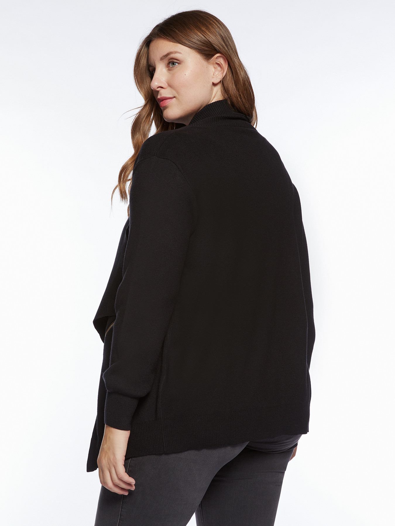 ECOVERO&trade; viscose cardigan with zipper image number 1