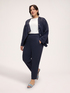 Pantaloni in Punto Milano con coulisse in vita image number 2