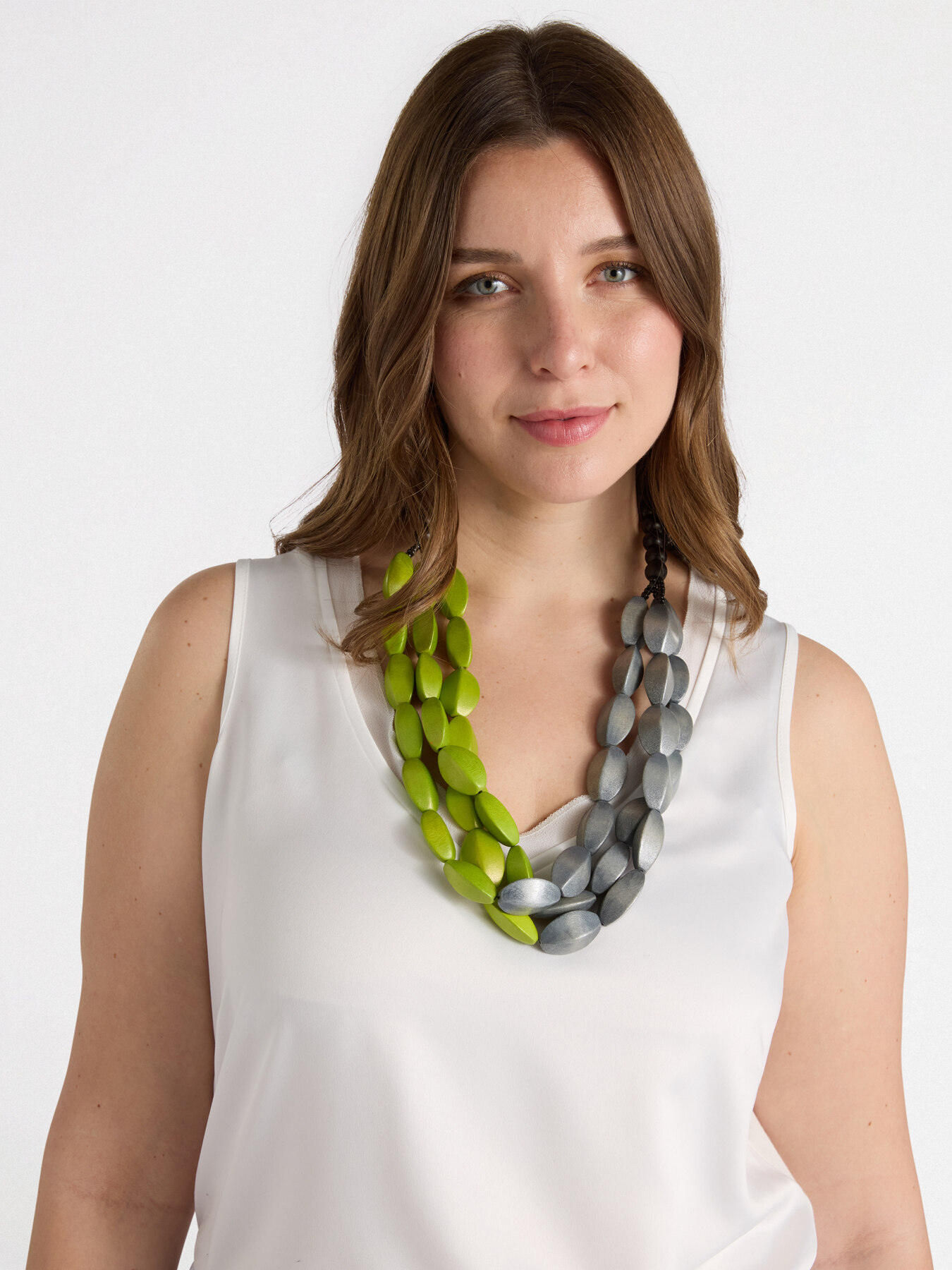 Collana in legno dipinto image number 0