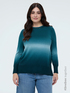 Rundhals-Pullover mit Farbverlauf image number 0
