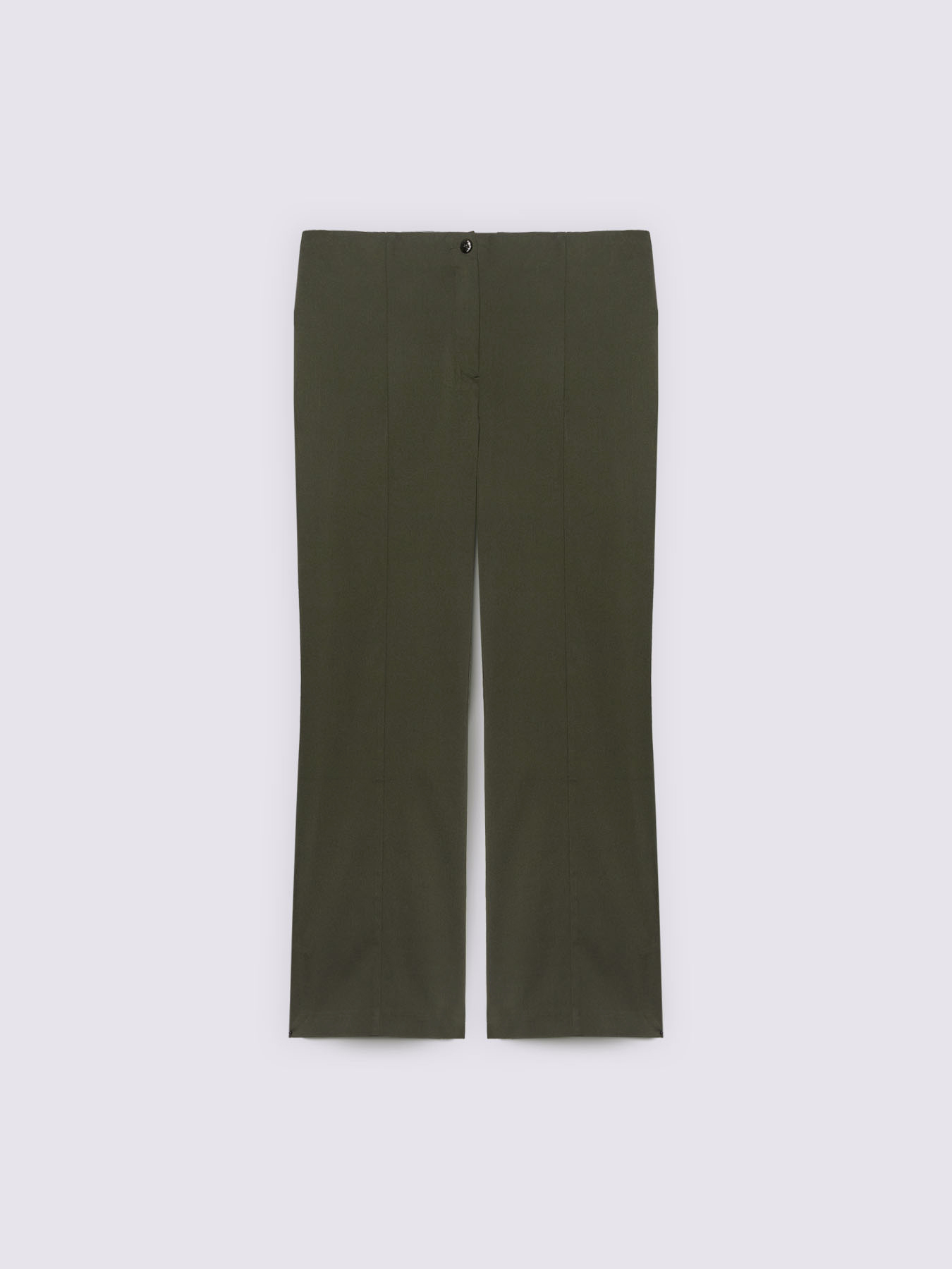 Pantaloni kick flare in viscosa image number 4