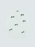 Cotton t-shirt with pearls and bows image number 4