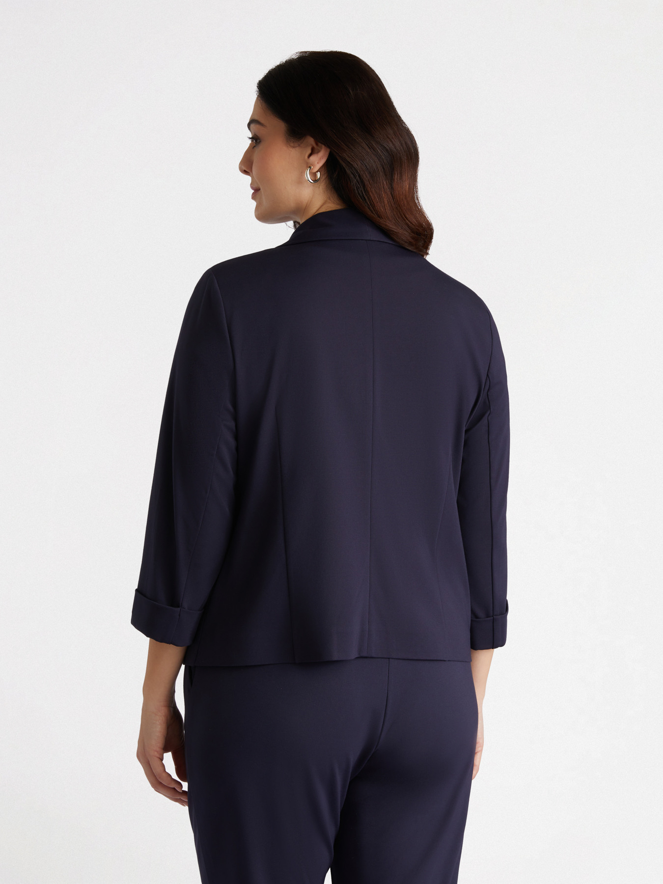 Milano knit fabric blazer image number 1