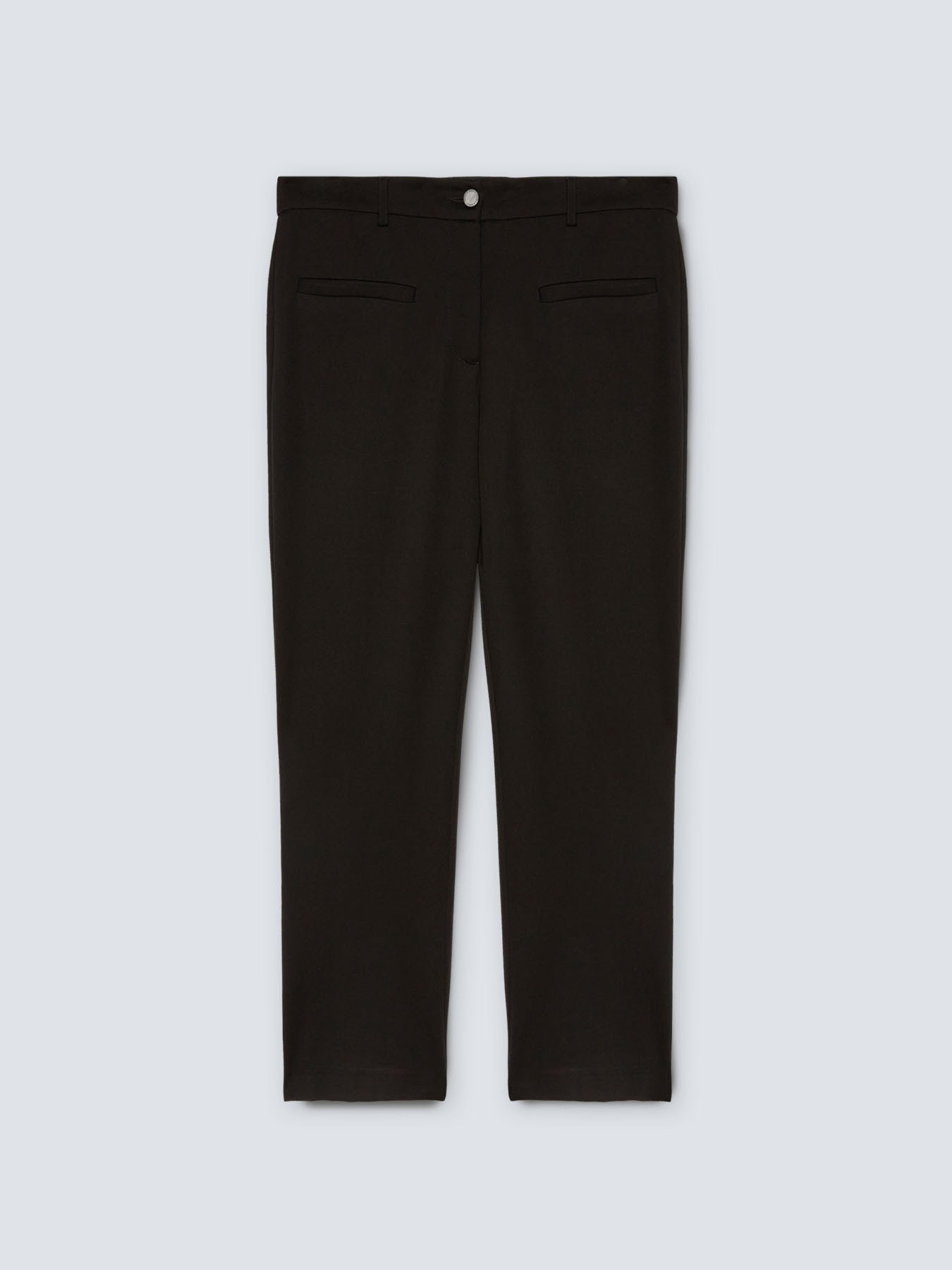 ECOVERO&trade; viscose flared kick trousers image number 3
