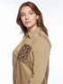 Camicia lunga con tasca ricamata image number 2