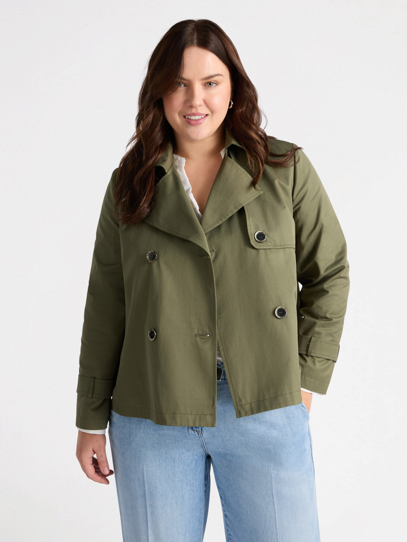 Short trench coat image number 4