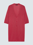 Long cardigan in viscose blend image number 4