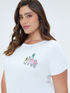 T-Shirt aus Jersey mit New York Stickerei image number 3