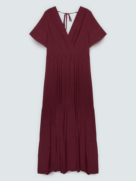 Long Smile viscose dress
