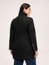 High-neck knit coat image number 1