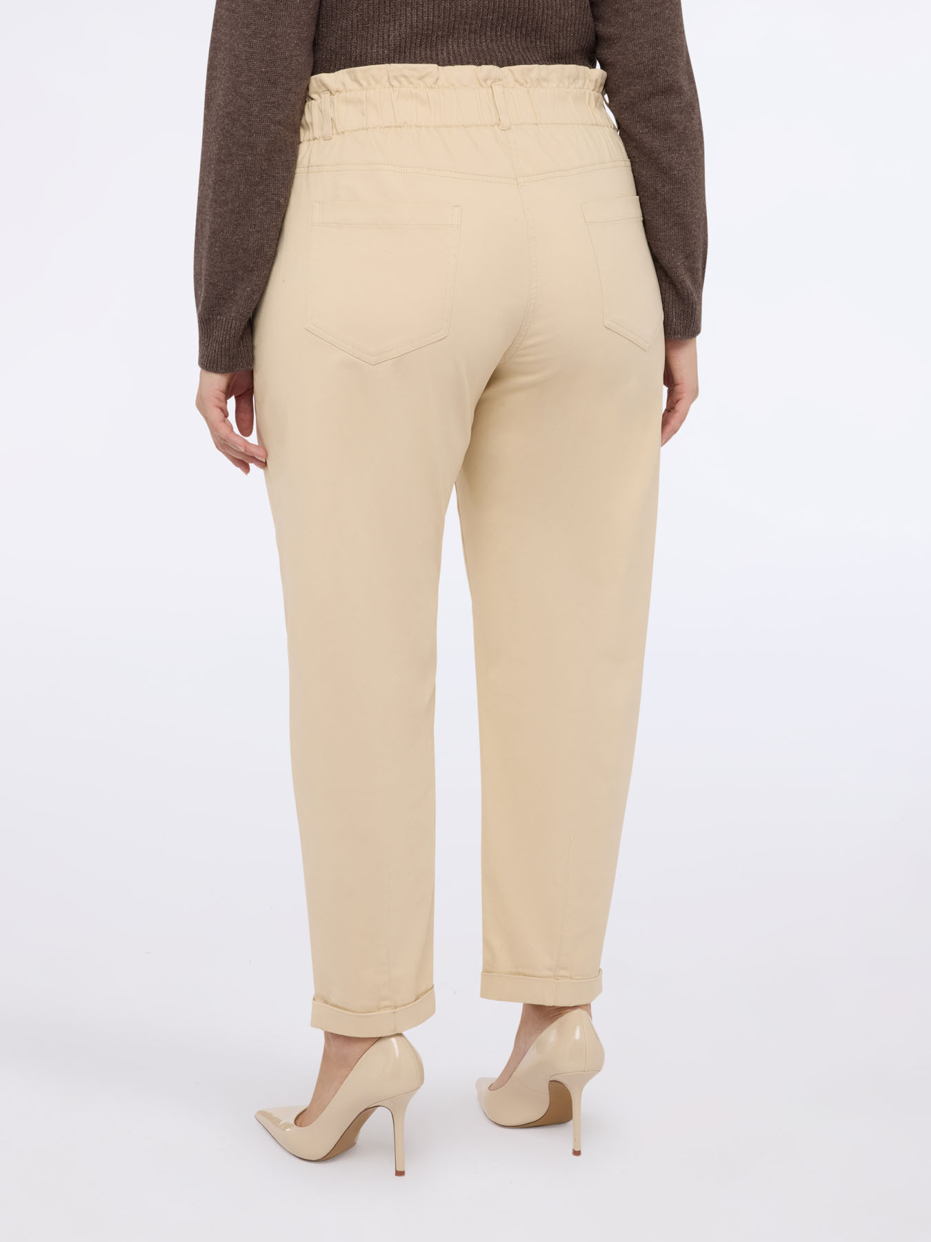 Pantalon Balloon en coton image number 1