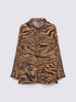 Hemd mit Zebra-Print aus Satin image number 4