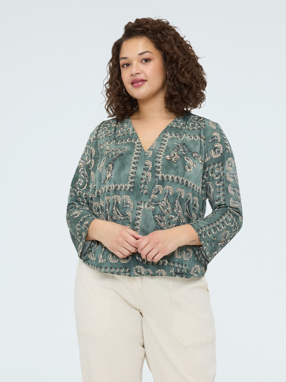 T-Shirt aus Jersey mit Paisley-Print