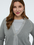 Fine knit cardigan with crystal appliqu&eacute;s image number 3