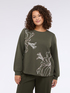Sweatshirt with floral print image number 0