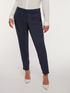 Straight-leg trousers in technical fabric image number 2