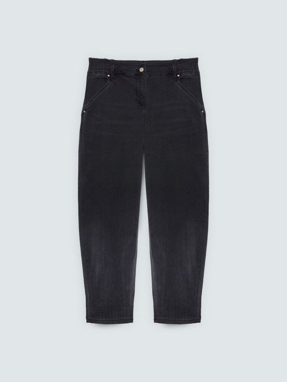Balloon Jeans black wash
