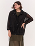 Parka in voile with hood image number 0